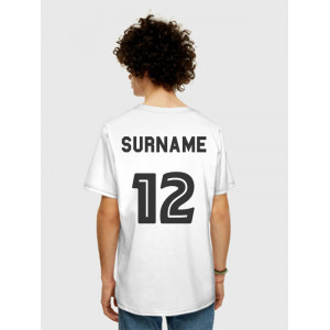  Tricou personalizat pentru bărbați cu număr